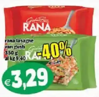 Rana lasagne van gusti
