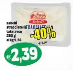 Il Castoro Supermercati Sabelli stracciatella take away offerta