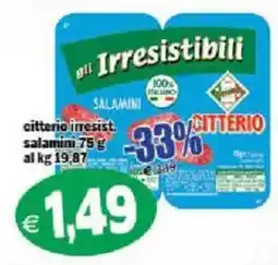 Il Castoro Supermercati Salamini Cirio offerta