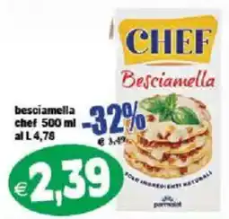 Il Castoro Supermercati Besciamella chef offerta