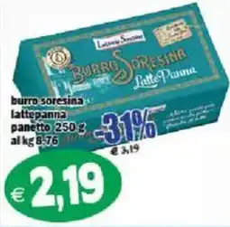 Il Castoro Supermercati Burro Soresina LattePanna offerta