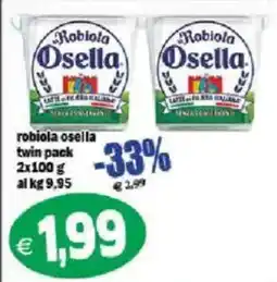 Il Castoro Supermercati Robiola Osella offerta