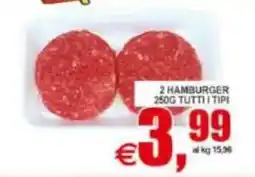 Pewex Hamburger tutti i tipi offerta