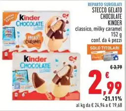 Conad Superstore Kinder Chocolate offerta