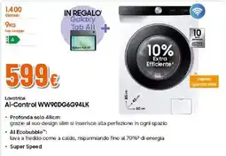 Ipercoop Lavatrice Ai-Control WW90DG6G94LK offerta
