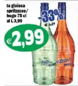 Il Castoro Supermercati la gioiosa spritzoso/hugo offerta