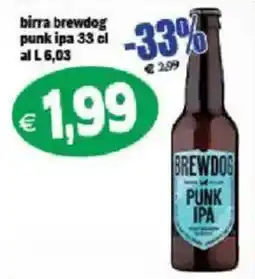 Il Castoro Supermercati Birra Brewdog Punk IPA offerta