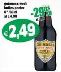 Il Castoro Supermercati Guinness west indies porter offerta