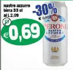 Il Castoro Supermercati Peroni Nastro Azzurro offerta