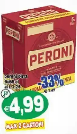 Il Castoro Supermercati Peroni birra offerta