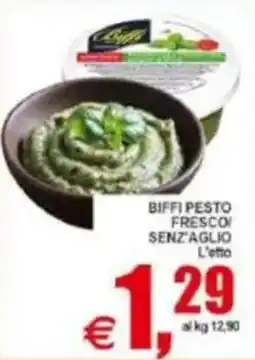 Pewex Biffi pesto fresco senza aglio offerta