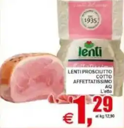 Pewex Lenti prosciutto cotto affettatissimo offerta