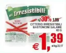 Pewex Citterio Irresistibili Bastoncini Salame offerta