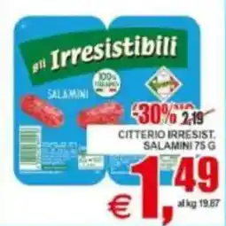Pewex Citterio irresistibili salamini offerta