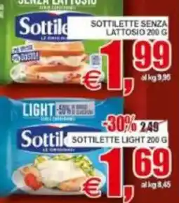 Pewex Sottile sottilette senza lattosio offerta