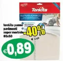 Il Castoro Supermercati Tonkita panno pavimenti super morbido offerta