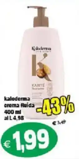 Il Castoro Supermercati Kaloderma crema fluida offerta