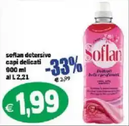 Il Castoro Supermercati Soflan detergente capi delicati offerta