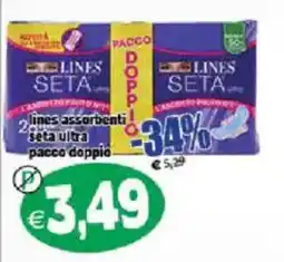 Il Castoro Supermercati Lines seta ultra offerta