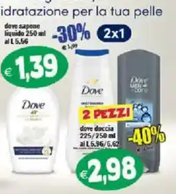 Il Castoro Supermercati Dove sapone liquido offerta