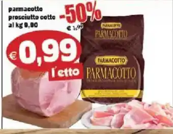 Il Castoro Supermercati Parmacotto prosciutto cotto offerta