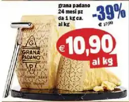 Il Castoro Supermercati Grana Padano offerta