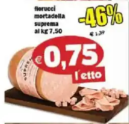 Il Castoro Supermercati Fiorucci mortadella suprema offerta