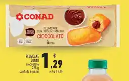 Conad Superstore Plumcake Conad cioccolato offerta