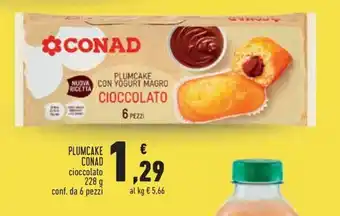 Plumcake Conad cioccolato