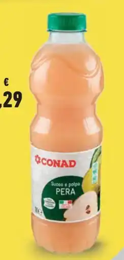 Conad Superstore Conad succo e polpa pera offerta