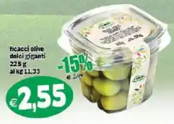 Il Castoro Supermercati ficacci olive dolci giganti offerta