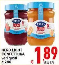 Iper Triscount Hero Light confettura offerta