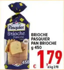 Iper Triscount Brioche Pasquier offerta
