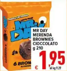 Iper Triscount Mr. Day merenda brownies cioccolato offerta