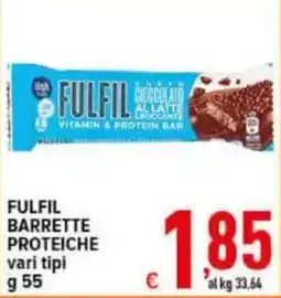 Iper Triscount Fulfil barrette proteiche offerta