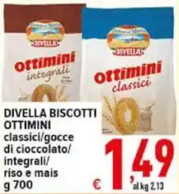 Iper Triscount Divella biscotti ottimini offerta