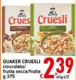 Iper Triscount Quaker Cruesli offerta