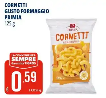 Cornetti gusto formaggio Primia