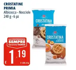 Tigros Crostatina Primia Albicocca - Nocciole offerta