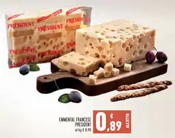 Conad Superstore Emmental francese President offerta