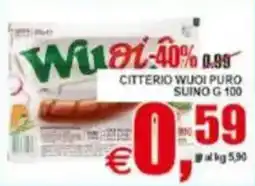Pewex Citterio Wuoi Puro Suino G 100 offerta
