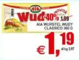 Pewex Aia wurstel wudy classico offerta
