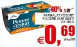 Pewex Parmalat Yogurt Piacere vari gusti offerta