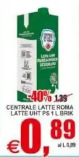 Pewex Latte UHT ps Centrale Latte Roma offerta
