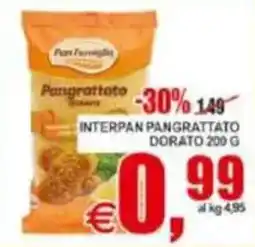 Pewex Interpan pangrattato dorato offerta