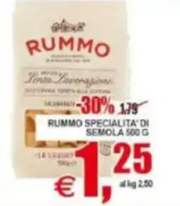 Pewex Rummo specialita' di semola offerta