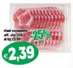 Il Castoro Supermercati viani capocollo offerta