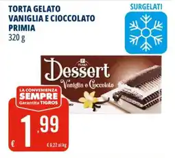 Tigros Torta gelato vaniglia e cioccolato Primia offerta
