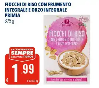 Fiocchi di riso con frumento integrale e orzo integrale Primia