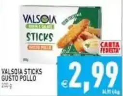 Pim Supermercati Valsolia sticks gusto pollo offerta
